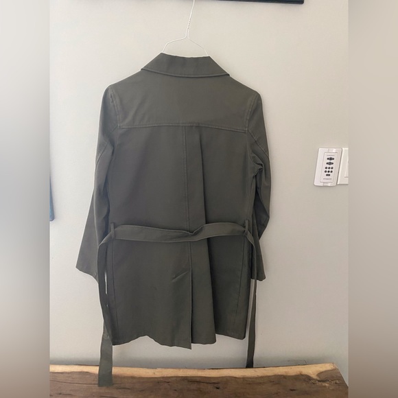 Old navy trench coat army green - Picture 3 of 3